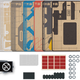 The contents of the full set, including the naked goggles.